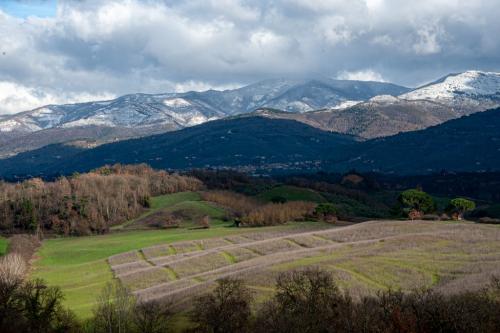 Valdarno,il Pratomagno e le Balze